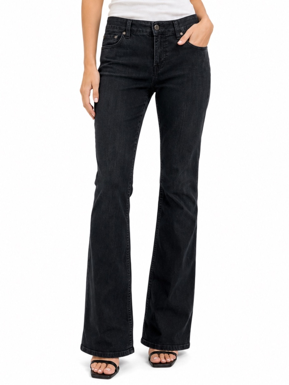 Vintage Silver Jeans Suki Mid Rise Bootcut Jeans Black W29 L34